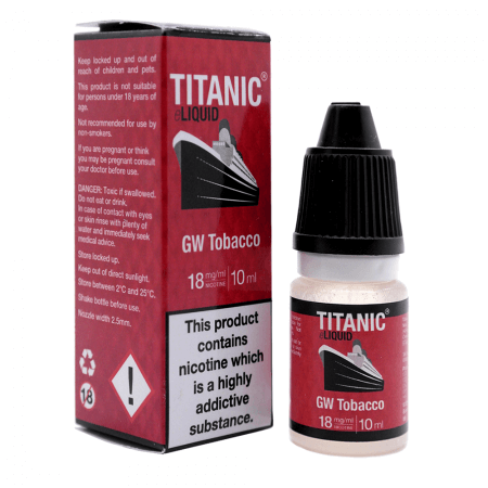 Titanic E-liquid GW Tobacco